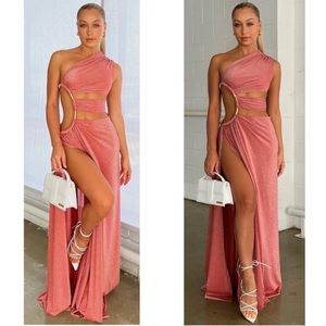 Bronx and Banco Jamilia Dress in Rust M